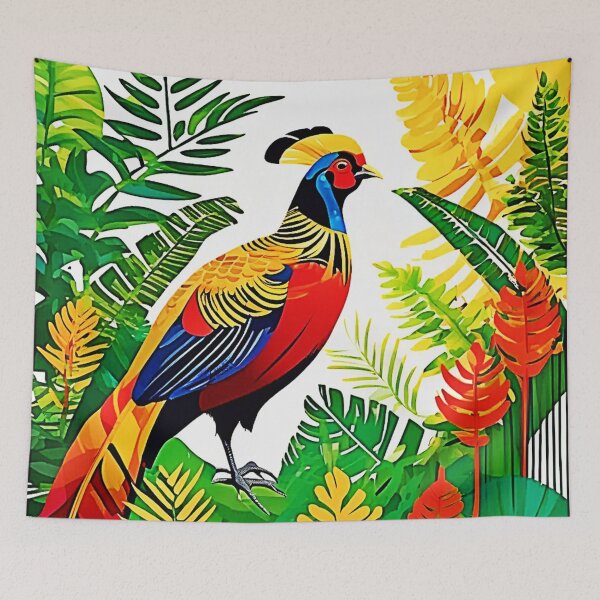 Item preview, Exotic Jungle Pheasant designed and sold by Health And Fitness Posts e-Store.