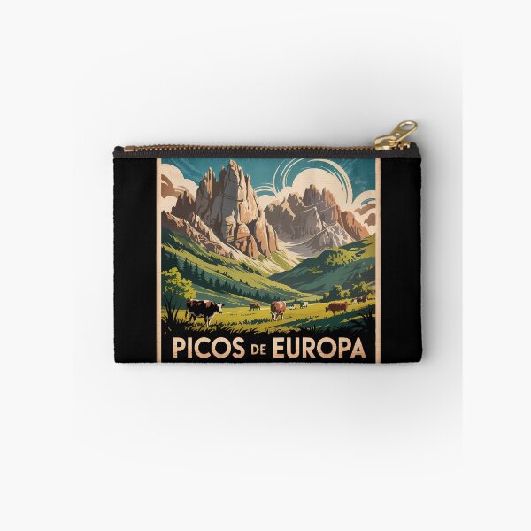 Item preview, Picos de Europa Spain Illustration Travel Badge designed and sold by KrisSidDesigns.