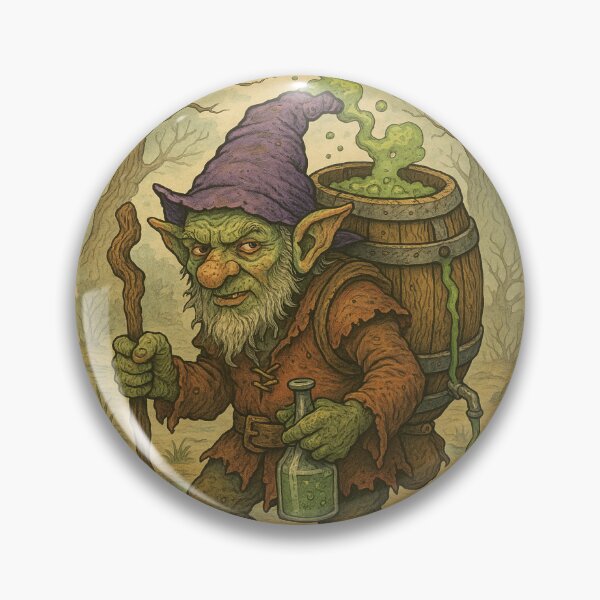 Item preview, Gnomish Alchemist with Elixir Barrel designed and sold by nvrprooo.
