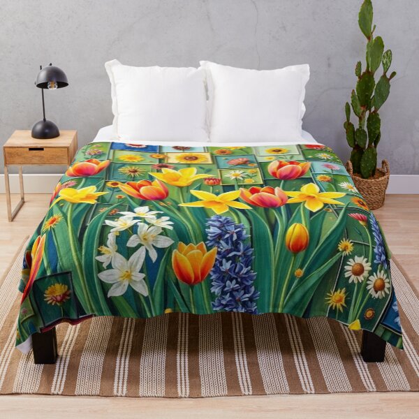 Item preview, Mosaic Essence of Spring Flowers designed and sold by purplesensation.
