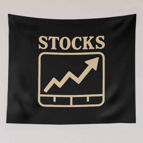 Item preview, "Stocks" Funny Stock Going Up Chart Art designed and sold by LuveeTuffCo.