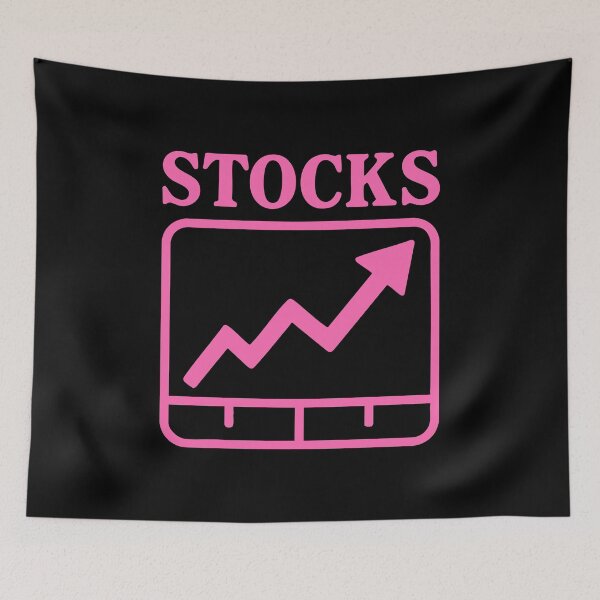 Item preview, "Stocks" Funny Stock Going Up Chart Icon Graphic designed and sold by LuveeTuffCo.