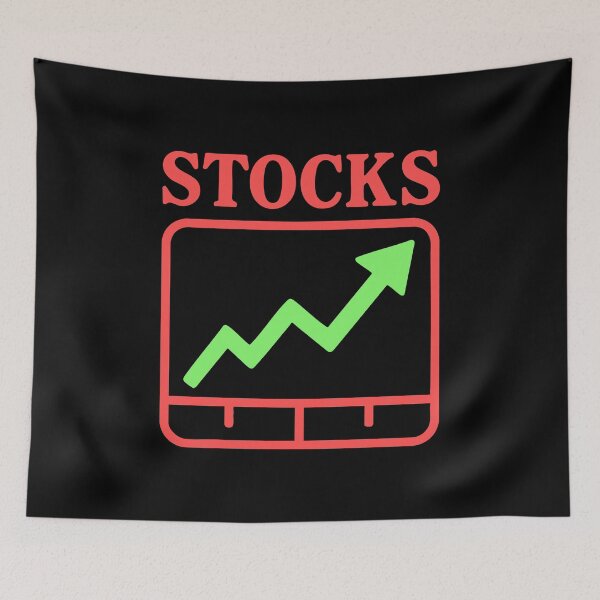 Item preview, "Stocks" Funny Stock Going Up Chart Illustration Graphic designed and sold by LuveeTuffCo.