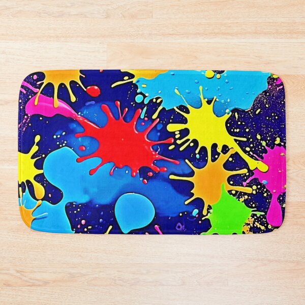 Item preview, Bright Color Splatter designed and sold by Health And Fitness Posts e-Store.