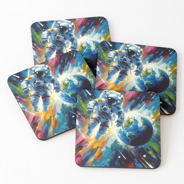 Item preview, FALLING ASTRONAUTS IN SPACE designed and sold by Catalina Kate.