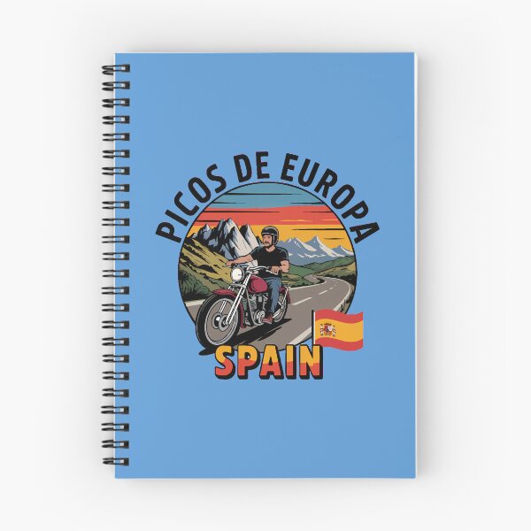 Item preview, Picos de Europa Spain Retro Illustration Travel Emblem designed and sold by KrisSidDesigns.
