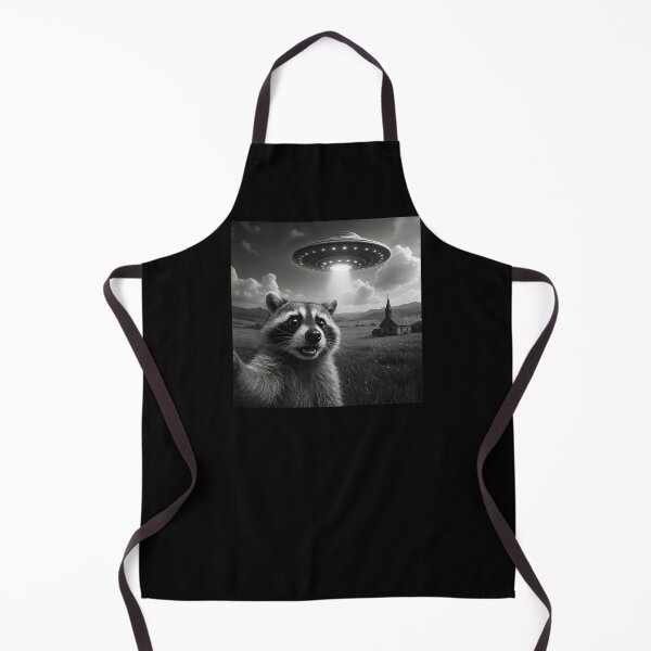 Item preview, Raccoon selfie with UFO designed and sold by Channel1Design.