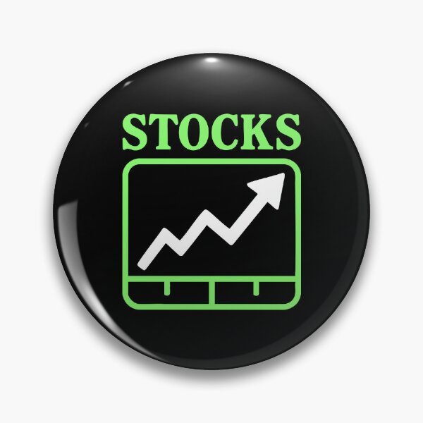 Item preview, "Stocks" Funny Simple Bullish Chart Art designed and sold by LuveeTuffCo.