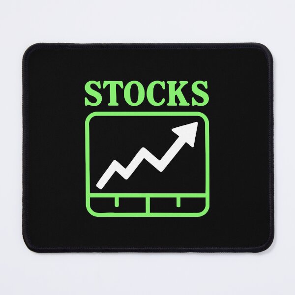 Item preview, "Stocks" Funny Simple Bullish Chart Art designed and sold by LuveeTuffCo.