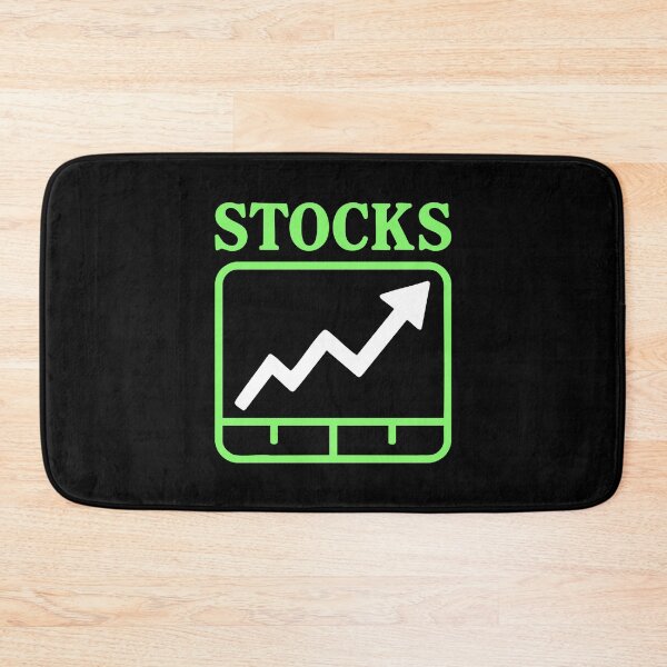 Item preview, "Stocks" Funny Simple Bullish Chart Art designed and sold by LuveeTuffCo.