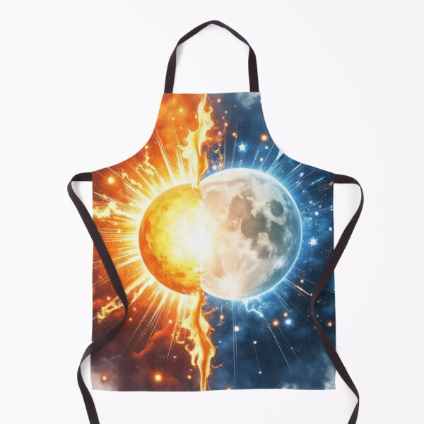 Item preview, Fiery Sun Meets Serene Moon - Cosmic Balance designed and sold by latelierdechris.