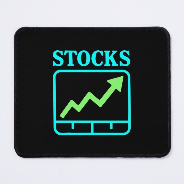 Item preview, "Stocks" Funny Simple Bullish Chart Icon designed and sold by LuveeTuffCo.