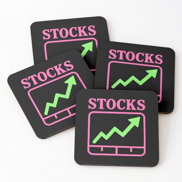 Item preview, "Stocks" Funny Simple Bullish Chart Illustration designed and sold by LuveeTuffCo.