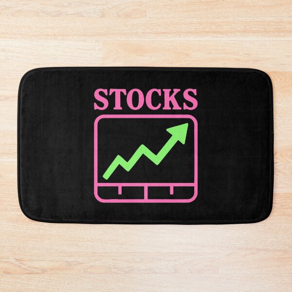 Item preview, "Stocks" Funny Simple Bullish Chart Illustration designed and sold by LuveeTuffCo.