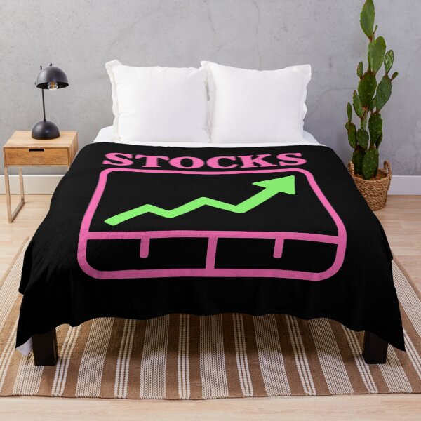 Item preview, "Stocks" Funny Simple Bullish Chart Illustration designed and sold by LuveeTuffCo.