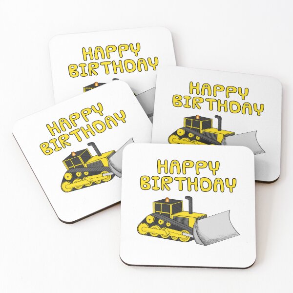Item preview, Bulldozer Driver Birthday Construction Worker designed and sold by doodlerob.