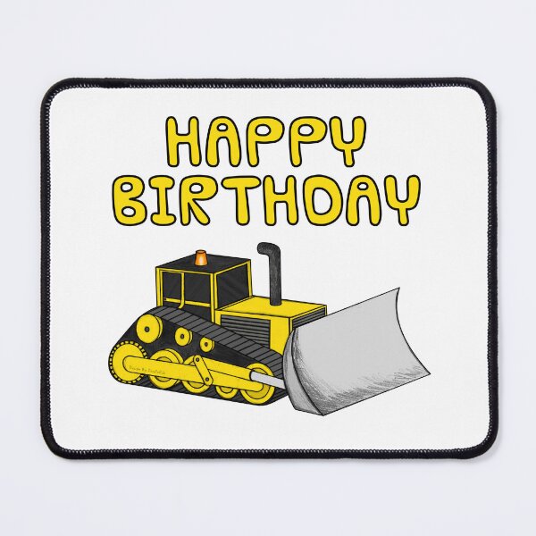Item preview, Bulldozer Driver Birthday Construction Worker designed and sold by doodlerob.
