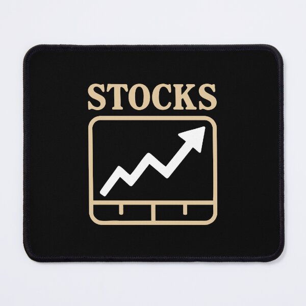 Item preview, "Stocks" Funny Simple Bullish Chart Icon Graphic designed and sold by LuveeTuffCo.