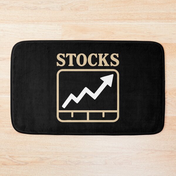 Item preview, "Stocks" Funny Simple Bullish Chart Icon Graphic designed and sold by LuveeTuffCo.