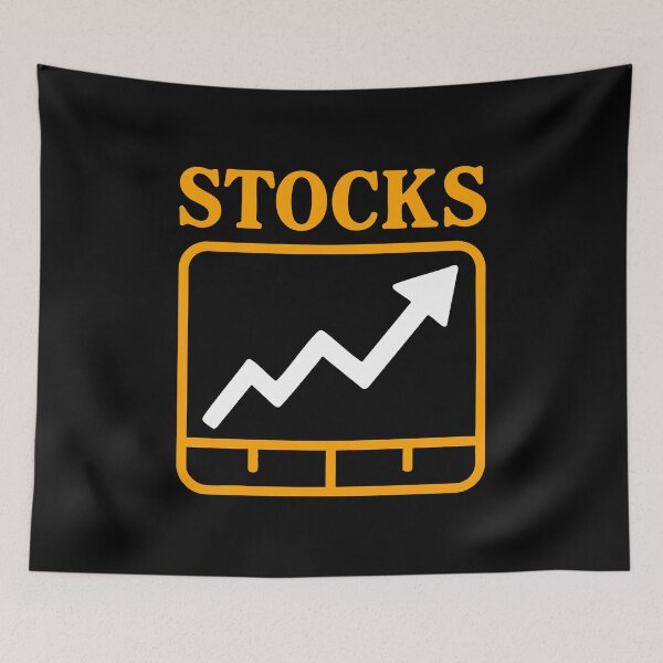 Item preview, "Stocks" Funny Simple Bullish Chart Illustration Graphic designed and sold by LuveeTuffCo.