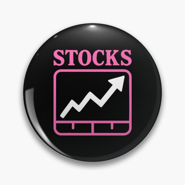 Item preview, "Stocks" Funny Simple Bullish Chart Icon Graphic Humor designed and sold by LuveeTuffCo.