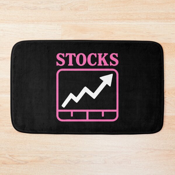 Item preview, "Stocks" Funny Simple Bullish Chart Icon Graphic Humor designed and sold by LuveeTuffCo.