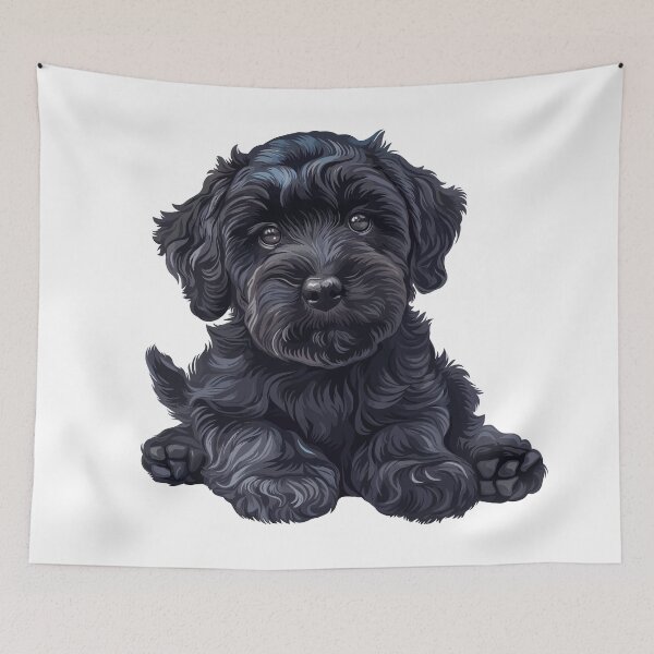 Item preview, Black Russian Terrier Puppy designed and sold by VelvetRoom.