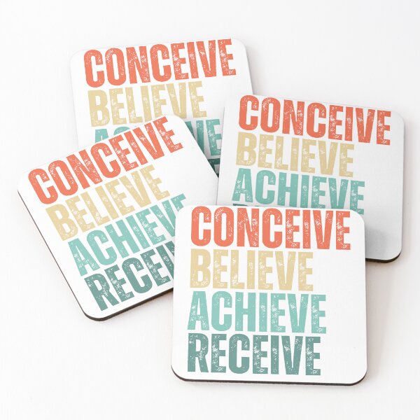 Item preview, Conceive Believe Achieve Receive designed and sold by SteadyBunny.