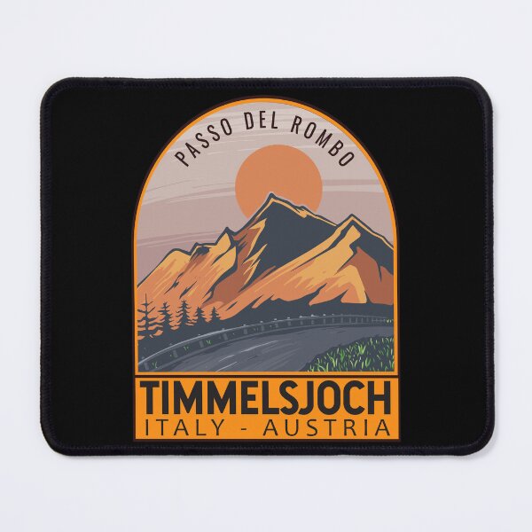 Item preview, Timmelsjoch Austria Italy Retro Travel Emblem designed and sold by KrisSidDesigns.