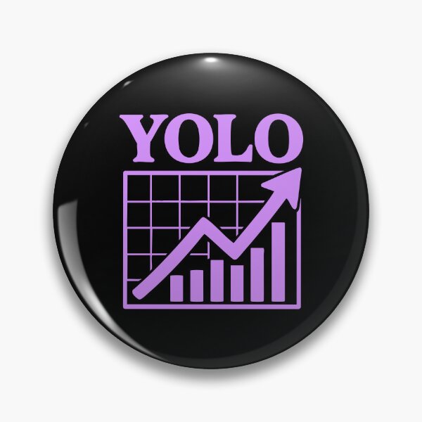 Item preview, Yolo Funny Bullish Stock Chart Icon designed and sold by LuveeTuffCo.
