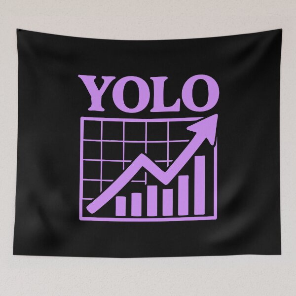 Item preview, Yolo Funny Bullish Stock Chart Icon designed and sold by LuveeTuffCo.