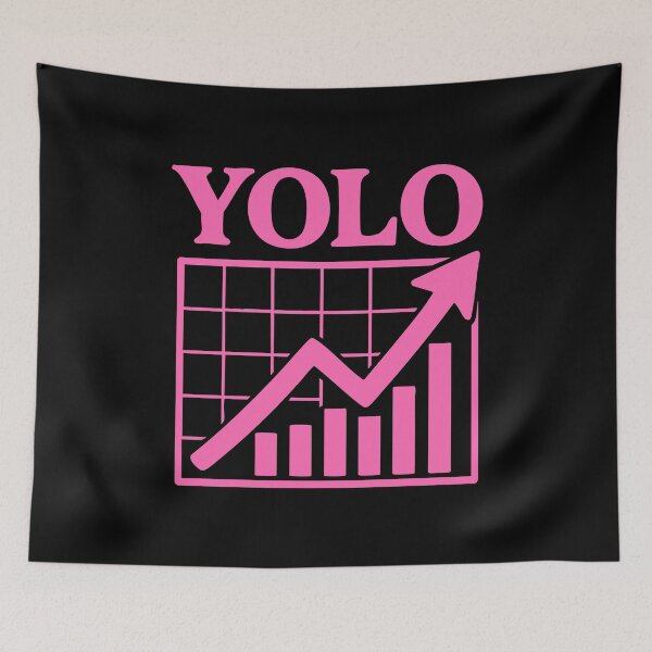 Item preview, Bullish Stock Chart Yolo Funny Art designed and sold by LuveeTuffCo.