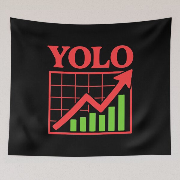 Item preview, Stock Chart Funny Yolo Vintage Icon designed and sold by LuveeTuffCo.
