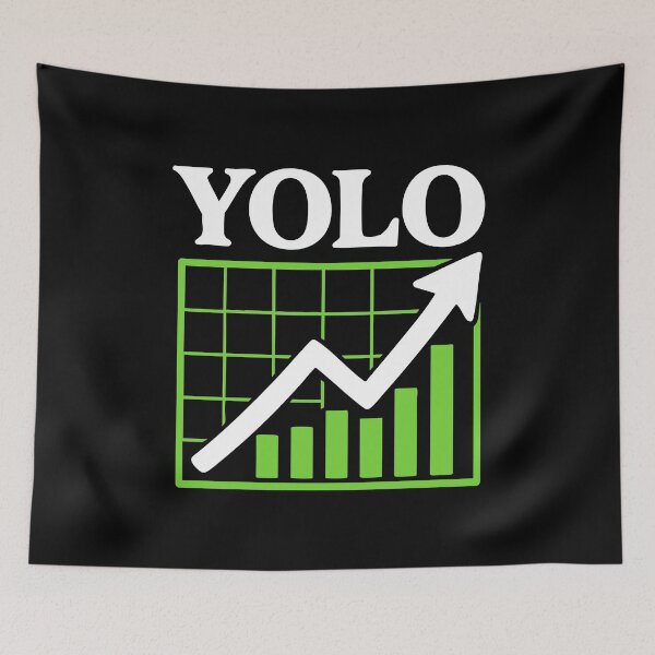 Item preview, Funny Yolo Stock Chart Bullish Icon designed and sold by LuveeTuffCo.