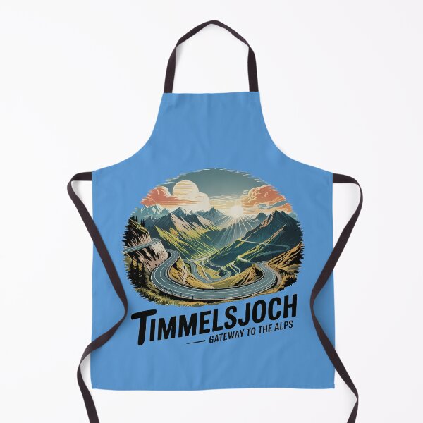 Item preview, Timmelsjoch Austria Italy Retro Illustration Travel Emblem designed and sold by KrisSidDesigns.