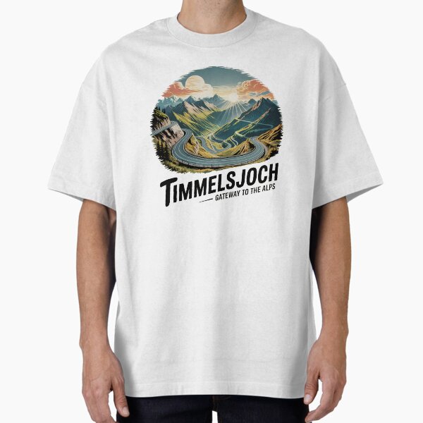 Item preview, Timmelsjoch Austria Italy Retro Illustration Travel Emblem designed and sold by KrisSidDesigns.