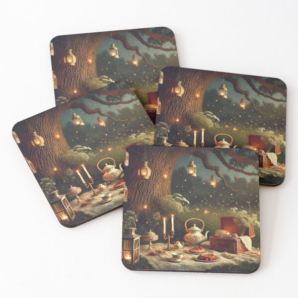 Item preview, Moonlit Cottagecore Dream – Enchanted Night Landscape designed and sold by ArtFreshStudio.