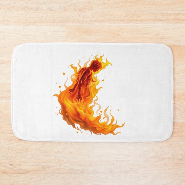 Item preview, Burning up Fiery fire Elemental Spirit Design designed and sold by latelierdechris.