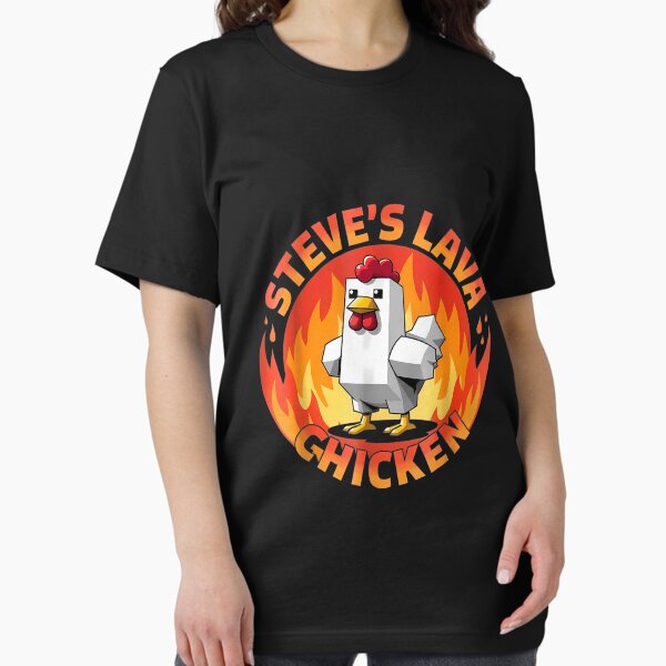 Item preview, Lava Chicken Miners Meme Steve Pixel Gaming Boys Kids Game T-Shirt - Lava Chicken Steve Miner designed and sold by MangaMannia.