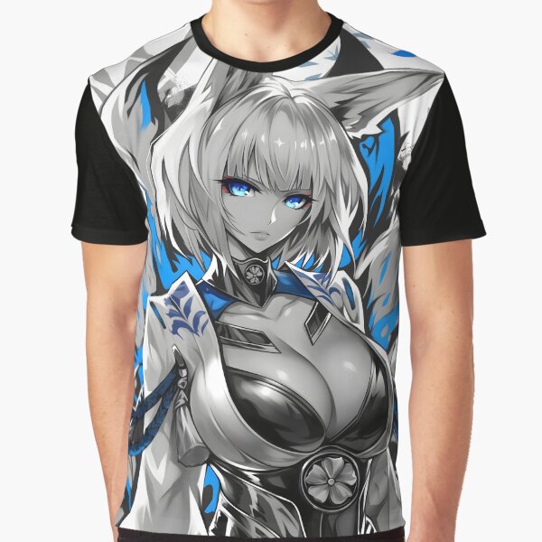 Vista previa del artículo con la obra «Arte pop de Kaga», diseñado y vendido por Waifu Dreamland.
