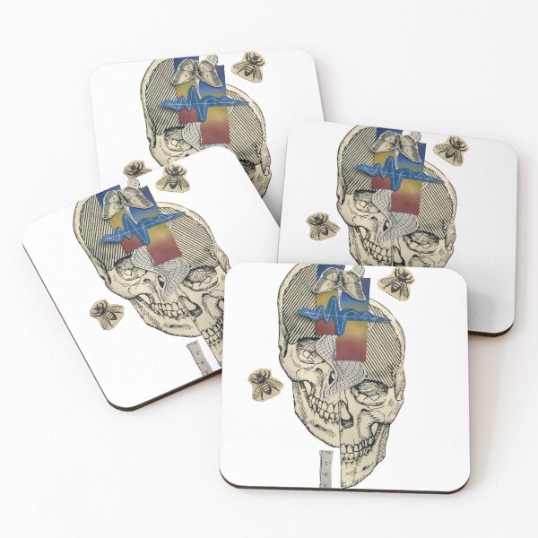 Item preview, Skull Abstract Collage  designed and sold by hannaxart.