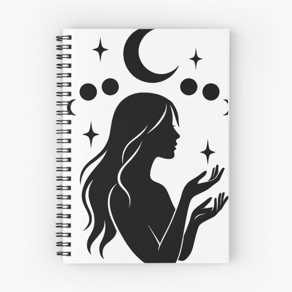 Item preview, Celestial Witchy Vibes – Moon Phases Silhouette designed and sold by JaRkowsky.