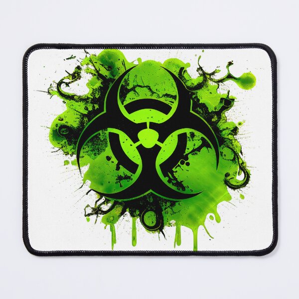 Item preview, Green Radioactive Symbol Biohazard Symbol Radiation Nuclear designed and sold by Minnesnowta.