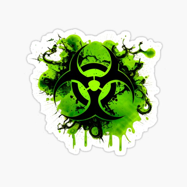 Artikel-Vorschau von Grünes radioaktives Symbol. Biohazard-Symbol. Strahlung. Nuklear, designt und verkauft von Minnesnowta.