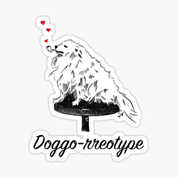 Item preview, Doggo-rreotype designed and sold by Jennifer Chevais Studios on Redbubble.
