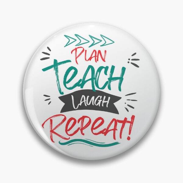 Item preview, Plan Teach Laugh Repeat Cute Teachers Gift designed and sold by PrintSparkDesigns.