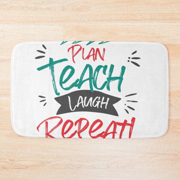 Item preview, Plan Teach Laugh Repeat Cute Teachers Gift designed and sold by PrintSparkDesigns.