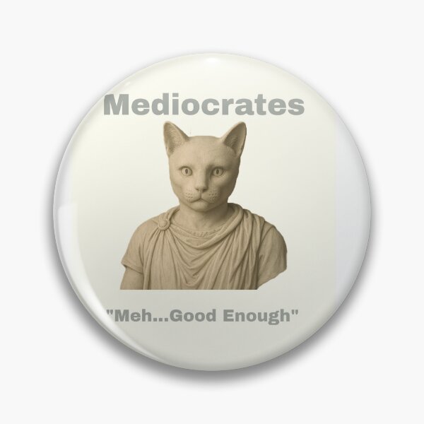 Item preview, Mediocrates the great catman philospher designed and sold by JustOkayDesigns.