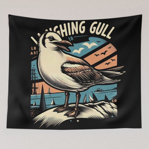 Item preview, Laughing Gull 9 designed and sold by theAVIARY7.