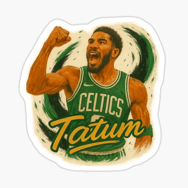 Item preview, Jayson Tatum Celtics Art – Fierce Basketball Star Tribute Design	 designed and sold by VintageVibes Co..